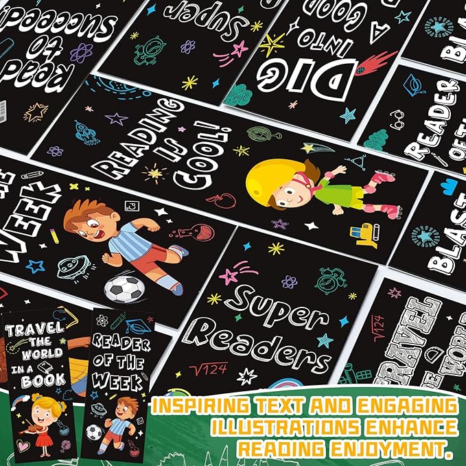 240 Pcs Reading Bookmarks Pencils Bulk 120 Set Fun Bookmarks Pencils Reading Student Gifts 100th Day of School Prizes Classroom Reward Supplies for Book Lover Club Favor Bookish