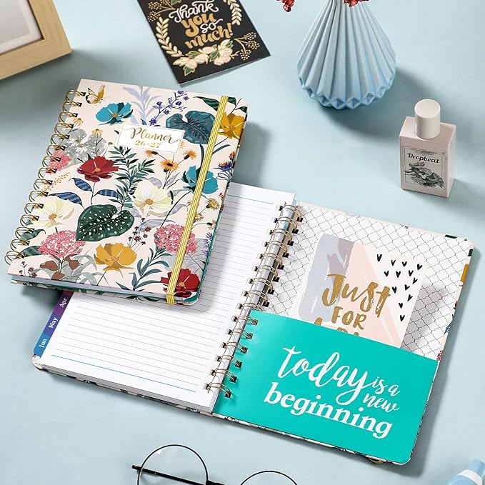 Planner 2026-2027 - Academic Planner from July 2026 - June 2027, 6.4" x 8.5", 2026-2027 Planner Weekly and Monthly, Hardcover, 12 Monthly Tabs, Thick Paper