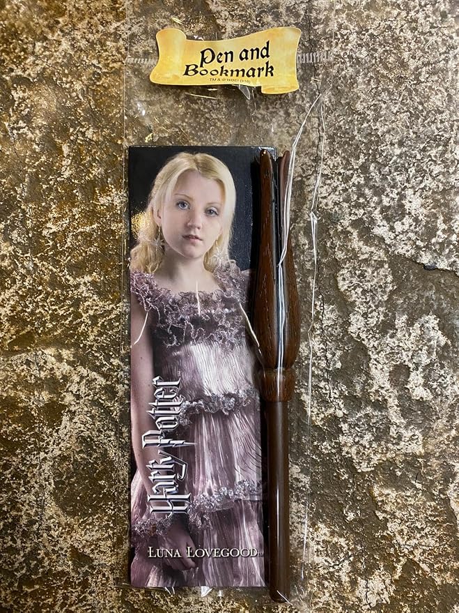Harry Potter Luna Wand Pen and Bookmark