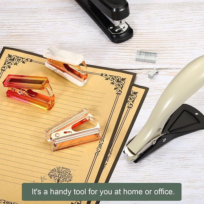 YOKIVE 1 Pcs Staple Remover, Office Staplers Puller | Easily Remove Staples Great for Office Home Desktop Accessories (Rose Gold)