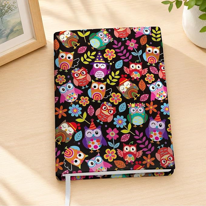 6 Pack Stretchable Book Covers, Jumbo Book Covers for Paperbacks Hardcover Books up to 9 x 11 Inches, Reusable Washable Protective Fabric Books Sleeves, Animals