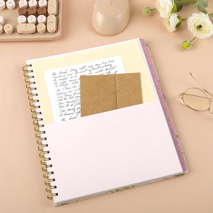Cambridge Planner 2026-2027 Weekly & Monthly Academic 12-Month July-June, 8-1/2" x 11", Pen+Pillar, Pollinator (PP24-905A)