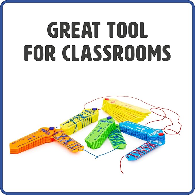 Learning Wrap-Ups Multiplication Keys - Self Correcting Math Tool for Kids Grade Level 2-6