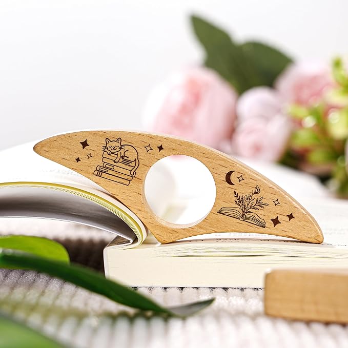 Just One More Page – Personalized Book Page Holder | Custom Name Thumb Spreader | Reading Gift for Book Lovers & Kids
