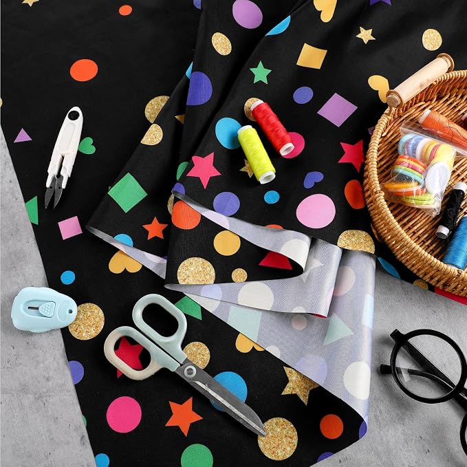 Mindsoft Bulletin Board Paper 48'' x 107'' Class Boards for Classroom Bulletin Boards Everyone is Welcome Classroom Board Decor Pillows Curtains Crafts(Confetti,1 Pc)