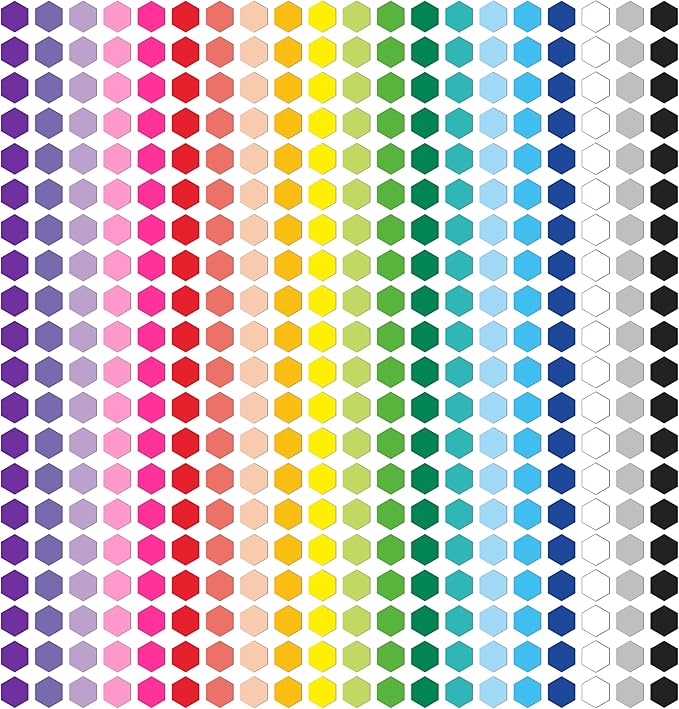 8000 PCS Small Dot Stickers 1/3" Shaped Stickets 20 Colors Color Coding Labels Circle Label Stickers for Office,Classroom