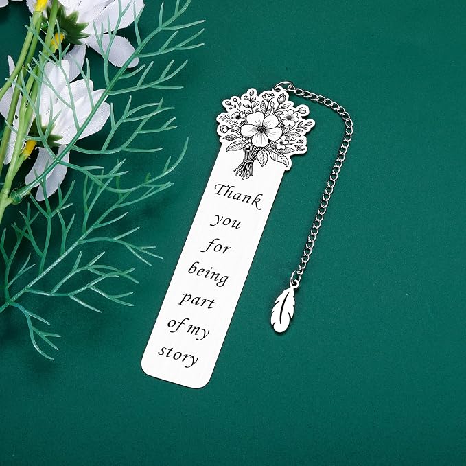 Thank You Gifts for Women Men End of School Teacher Thank You for Being Part of Story Bookmark Teacher Appreciation Gift Retirement Birthday Off to College Welcome Back to School First Day Christmas