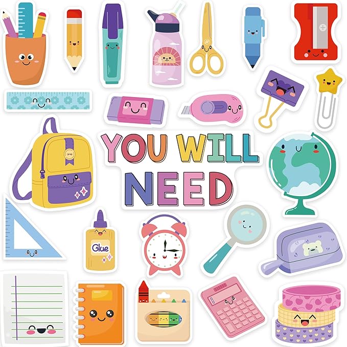 25pcs You'll Need Classroom Magnets - Classroom Management Tools Teacher Educational Magnets for Whiteboard School Supplies for Teachers