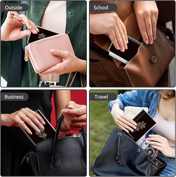 KONVINIT Pocket Calendar 2025-2027, Pocket Planner 2026-3.7" x 6.7" - Runs from September 2025 Until December 2027, Monthly Planner 2025-2027 with PVC Cover for Planning, Black