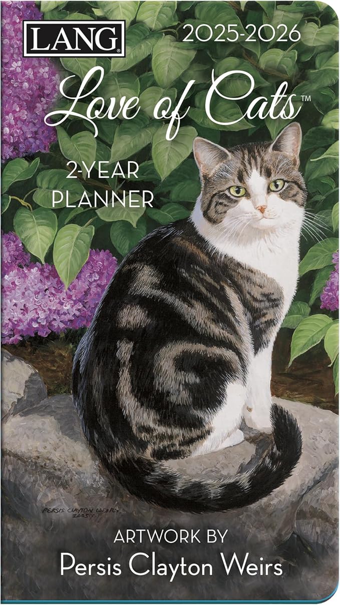 LANG Love Of Cats 2025 Two Year Planner (25991071074)