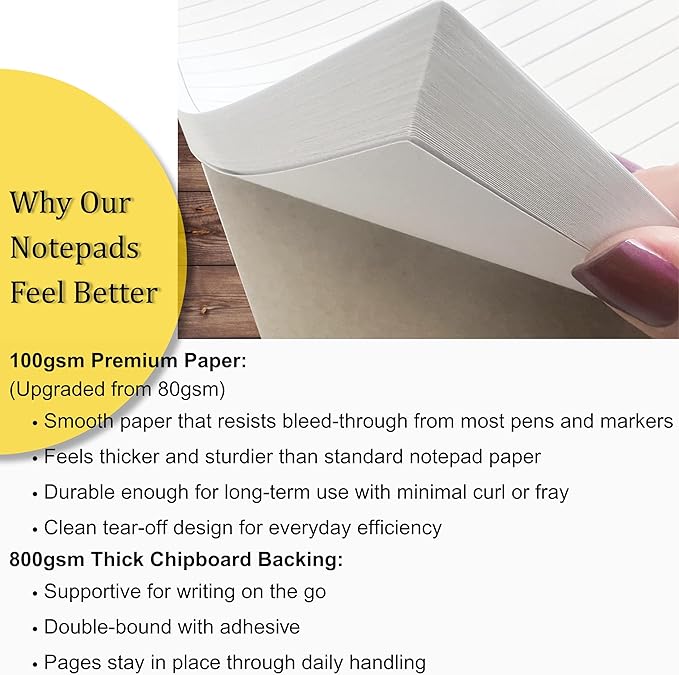 Activity Log Notepad – Daily Tracker Planning Pad for Office Productivity, Task Tracking & Time Management Planner – Work Communication Logbook Timesheet, Get Organized – 8.5 x 11 Legal Pad, 60 Page