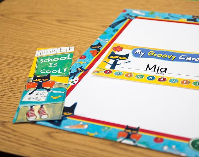 Edupress Pete the Cat School is Cool Bookmarks (EP62689)