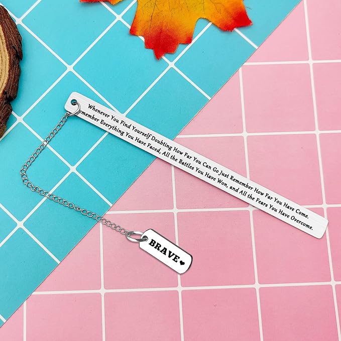 Inspirational Bookmark Gifts Sobriety Recovery AA Gifts Bookmark for Women Men Graduation Birthday Appreciation Surgery Cancer Survivor Gifts Inspirational Addiction Birthday Gifts for Friends