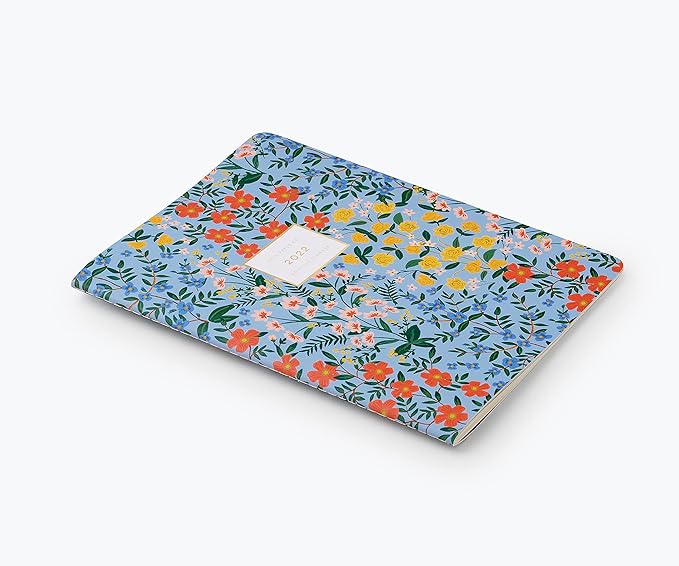 RIFLE PAPER CO. Wildwood 2022 12-Month Monthly Softcover Thread-stitched Planner, January - December, Sections for Monthly Views, Important Dates, and Extra Notes