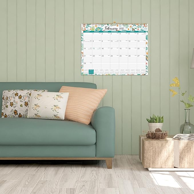 2026-2027 Wall Calendar - 2026-2027 Calendar from July 2026 - Deccember 2027, 14.8 "x11.4", Large Ruled Blocks Perfect for Planning and Organizing for Home or Office