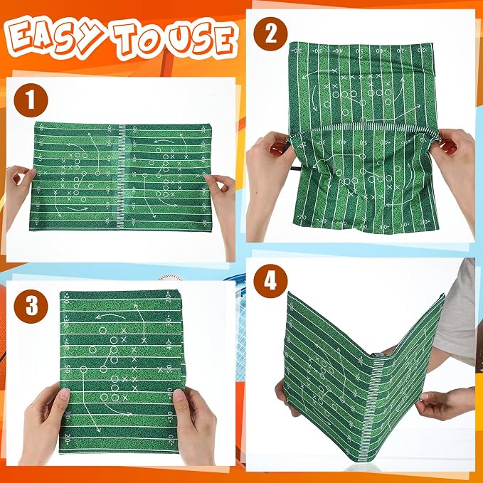 Fuyoooo 6 Pcs Stretchable Book Covers up to 9 x 11 Inches Nylon Fabric Jumbo Book Sleeves Washable Durable Reusable Cover Protector for Hardcover Textbooks Notebook(Balls)