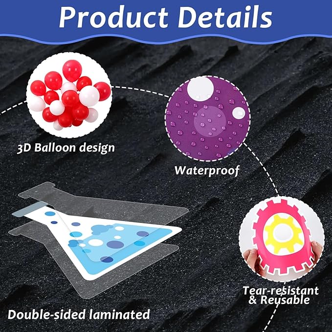 Science Bulletin Board Set 3D Balloon Welcome to Our Science Fair Board Craft for Classroom Decorations Colorful Balloons Chemistry Lab Cutouts for School Library Home Wall Decor Supplies