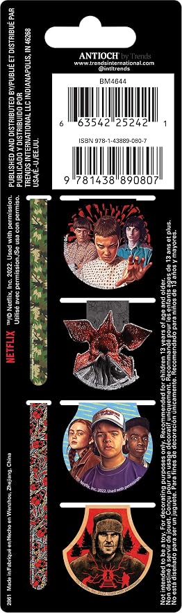 Netflix Stranger Things: Season 4 Magnetic Page Clips (6-Pack) Stationery