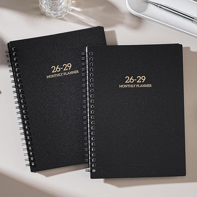 2026-2029 Monthly Planner/Calendar - 3 Year Monthly Planner 2026-2029, Jul. 2026 - Jun. 2029, 6.3" x 8.4", monthly planner with Spiral Bound, Notes Pages, 36-Month Tabs, Inner Pocket, 3 Year Calendar