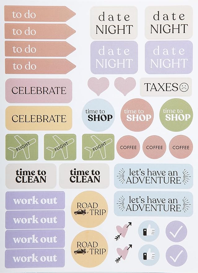 WORLD TRAVELER 2026 Planner Weekly and Monthly - 7'' x 8.75'' Hard Cover January December Spiral Daily Planner 2026 To Do List, Size 7X8.75, White/Can happen