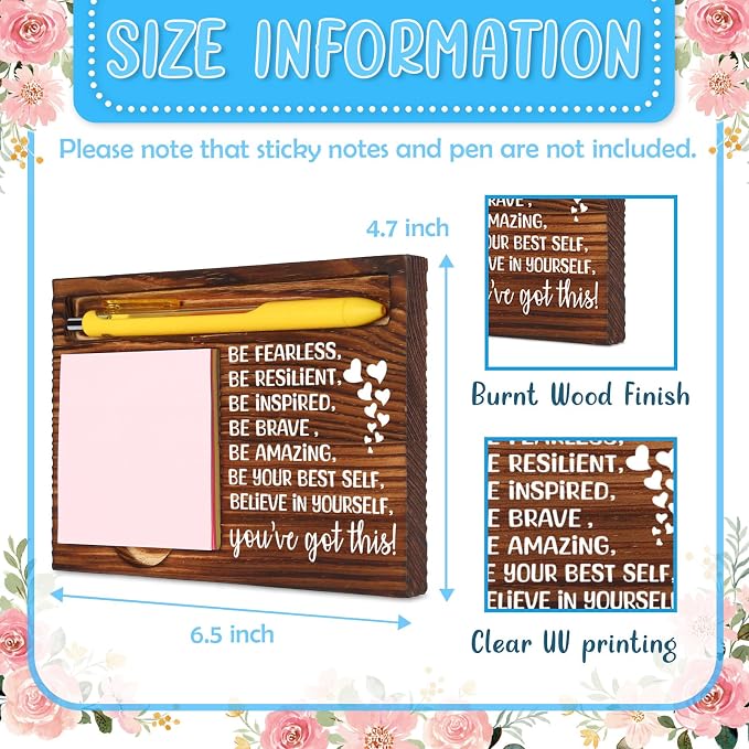 Encouragement Gifts for Men Women, Support, Get Well, Thinking About You, Promotion, Cheer Up Gifts for Him Her Coworker Friends, Kids,Mom,Wife,Husband Office Desk Retro Note Pad Holder VN334