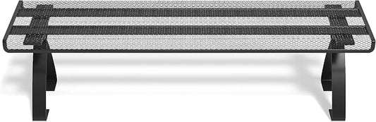 TRU RED Wire Mesh Desktop Shelf, Matte Black, 2‑Pack – Space‑Saving Desk Riser for Monitors & Office Accessories