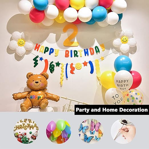 Double Sided Adhesive Dots Mounting Putty Sticky Tack Clear Removable Round Glue Tape for Wall Crafts Festival Party Decorations (320PCS 0.79in)