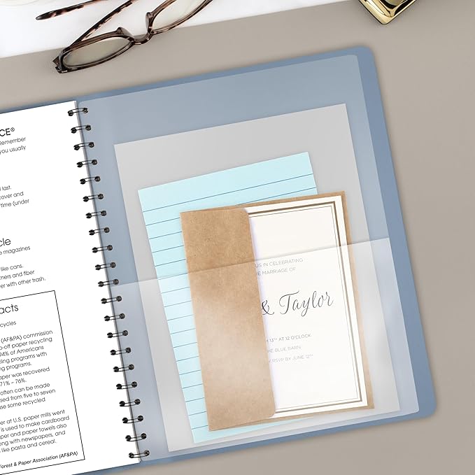 AT-A-GLANCE 2027 Planner, Weekly & Monthly, 8.25" x 11", Contemporary Lite, Slate Blue (70940X2027)