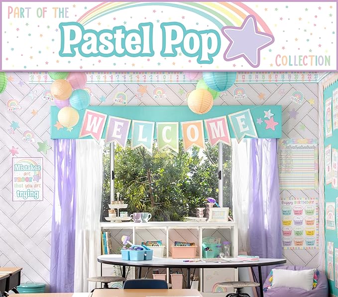 Teacher Created Resources Pastel Pop Positive Affirmations Mini Bulletin Board