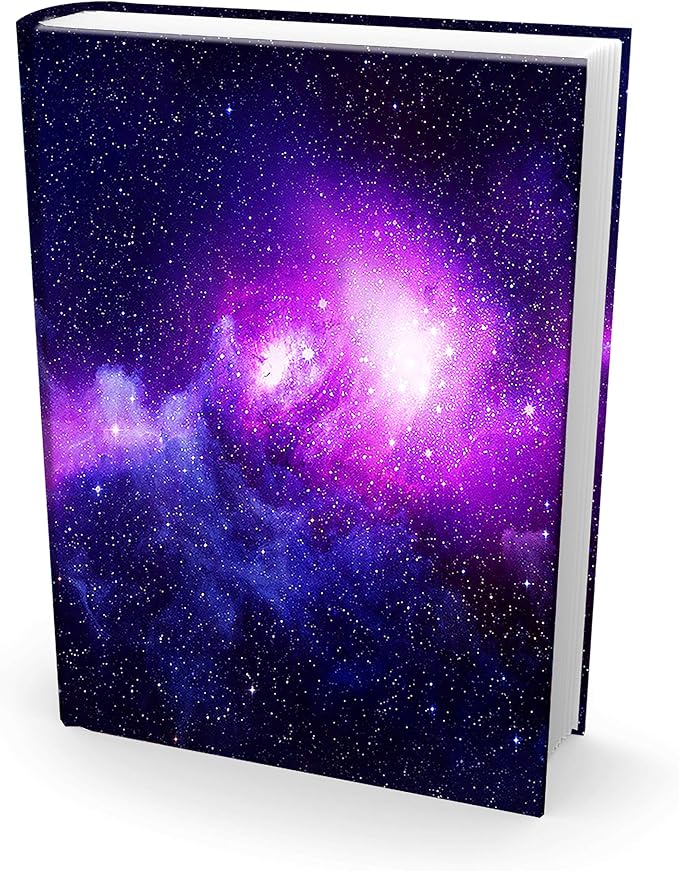 Easy Apply, Reusable Book Covers 1 Pk. Best Jumbo 9x11 Textbook Jackets for Back to School. Stretchable to Fit Most Large Hardcover Books. Perfect Fun, Washable Designs for Girls, Boys, Kids and Teens