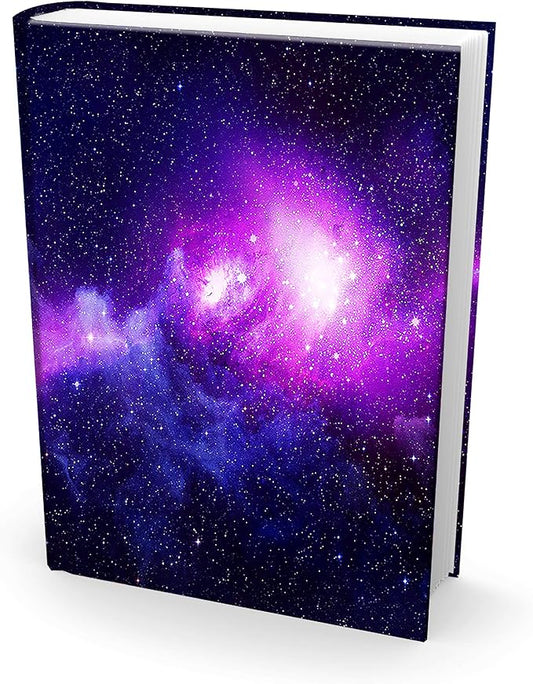 Easy Apply, Reusable Book Covers 1 Pk. Best Jumbo 9x11 Textbook Jackets for Back to School. Stretchable to Fit Most Large Hardcover Books. Perfect Fun, Washable Designs for Girls, Boys, Kids and Teens