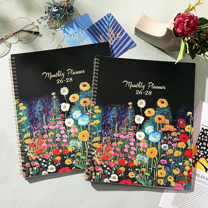 2026-2028 Monthly Planner - 2026-2028 Planner from July 2026 to June 2028, Monthly Planners 8.5'' x 11'', 24 Months with Tabs, Back Pocket