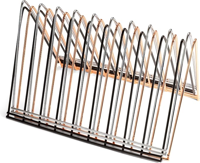 Officemate Triangular Wire File Sorter, Chrome (93152)