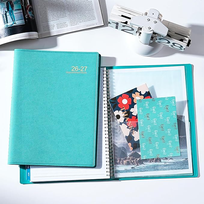 Appointment Book 2026-2027 - 53 Weeks Daily Planner 2026-2027, July 2026 - June 2027, 8.5" x 11" Daily Organizer, Appointment Planner with 15-Minute Increments