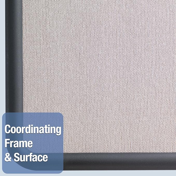 QRT7694G - Quartet Contour Fabric Bulletin Board