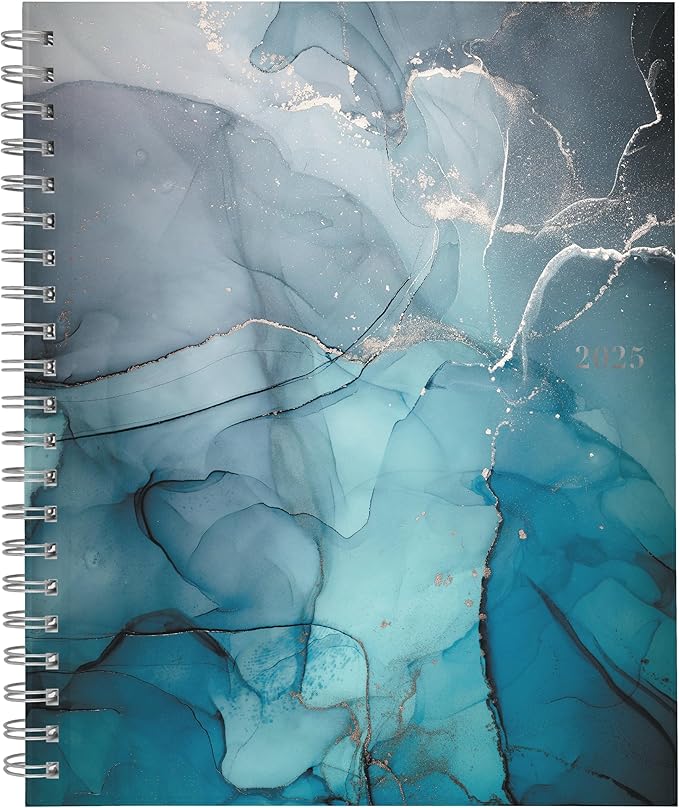 Cambridge 2025 Planner, Weekly & Monthly, 8-1/2" x 11", Large, Glacier (1727-905-25)