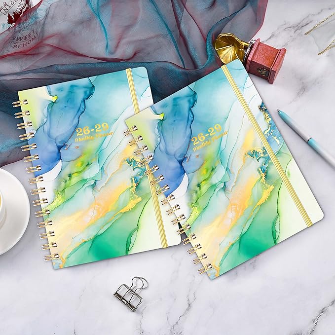 2026-2029 Monthly Planner - 3 Year Monthly Planner 2026-2029 with Monthly Tabs, Jul. 2026 - Jun. 2029, 6.3" x 8.4", 26-29 Monthly Calendar - Green