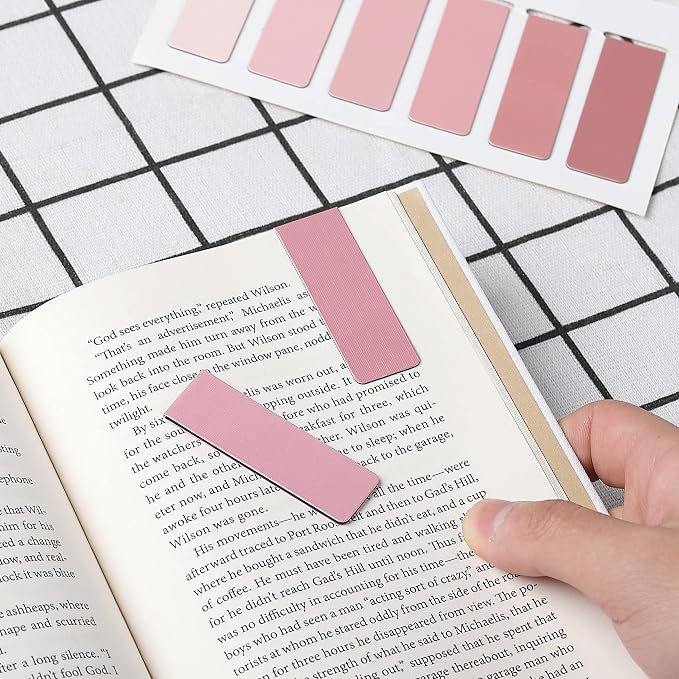 Mr. Pen- Aesthetic Magnetic Bookmarks, 12 Pack, 0.8"x2.35", Page Magnetic Markers, Page Markers for Book Lovers, Students, Teachers, School, Home, Office, Reading Supplies