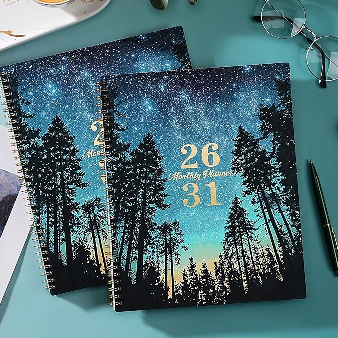 Monthly Planner 2026-2031 – July 2026 - June 2031, 9"x11", 5 Year Calendar 2026-2031 Monthly Planner with Double-Side Pockets & Notes Pages, 60 Months Tabs, Perfect for Work, School & Family Planning
