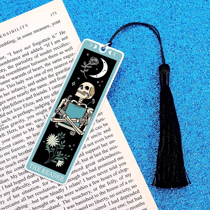 Halloween Gifts for Women Adults Halloween Bookmarks Boo Basket Stuffers for Women Him Book Lover Gifts for Women Spooky Basket Stuffers for Her Him Halloween Bookmarks Hallowee n Gifts for Women Men