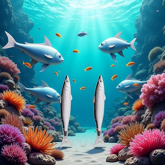 BWESOO 2Pcs Cute Marine Series Ballpoint Pen Fish Styling Pen Black, Ballpoint Pens Pens and Refills Pens and Refills, Writing and Correction Supplies