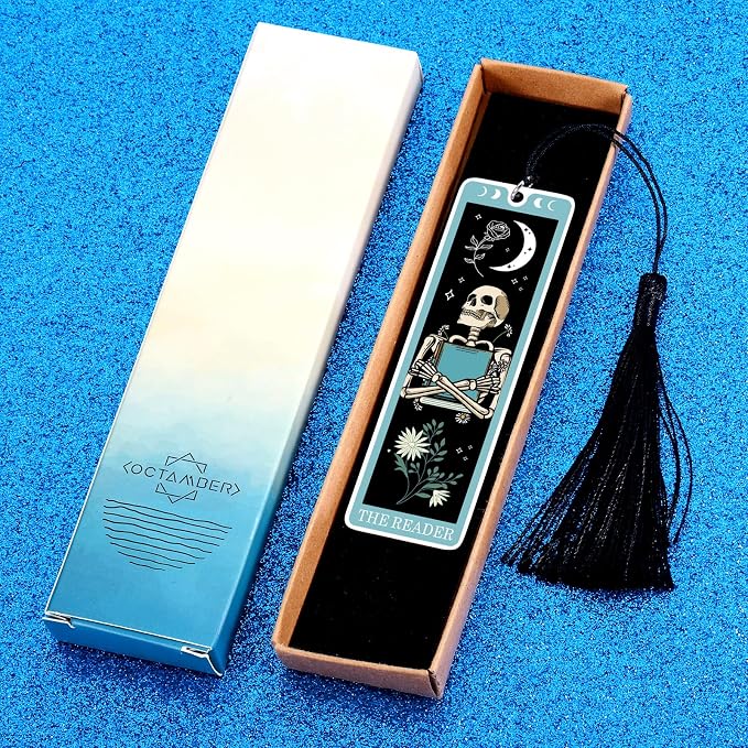 Halloween Gifts for Women Adults Halloween Bookmarks Boo Basket Stuffers for Women Him Book Lover Gifts for Women Spooky Basket Stuffers for Her Him Halloween Bookmarks Hallowee n Gifts for Women Men