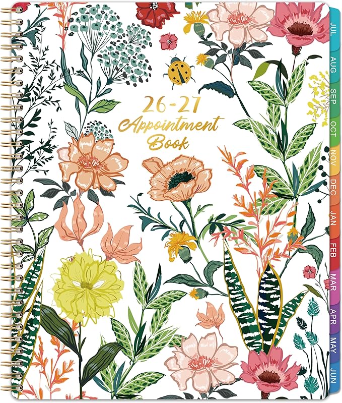 2026-2027 Appointment Book/Planner - 2026-2027 Daily Hourly Planner, Jul 2026 - Jun 2027, Weekly Appointment Book, 8.5" x 11", 30-Minute Interval, Lay-Flat, Ample Space with Notes ＆ To-Do Lists