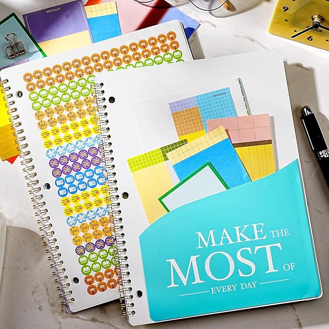 Student Planner 2026-2027 - School Planner 2026-2027, Aug. 2026 - Jun. 2027, 9" × 11", Student Lesson Book with 368 Stickers, Monthly Tabs, 3-Hole Punched, Perfect for Academic Year