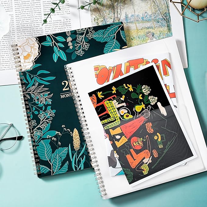 2026-2027 Monthly Planner - 2 Year Monthly Planner/Calendar 2026-2027, Jan 2026 - Dec 2027, 11" x 9", 24 Months, Tabs, Back Pocket, Holidays, Twin-Wire Binding, Note Pages