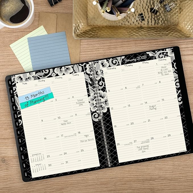 AT-A-GLANCE 2027 Appointment Book Planner, Weekly & Monthly, 13-Month Jan-Jan, 8.5" x 11", Hourly, Lacey (541-905-27)
