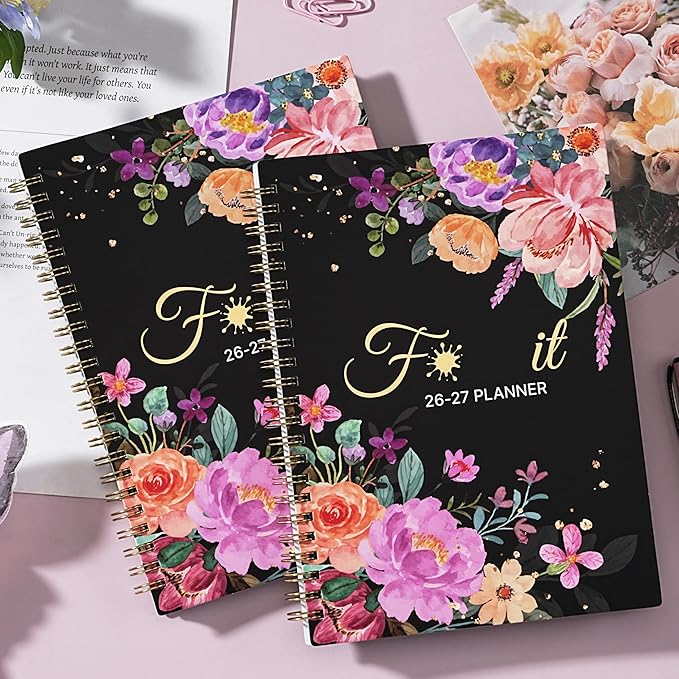 Planner 2026-2027 - Funny it 2026-2027 Weekly & Monthly Planner, Jun. 2026 - Jul. 2027, 6.4'' x 8.5''(A5), Academic Calendar Planner with Colorful Monthly Tabs, Back Pocket