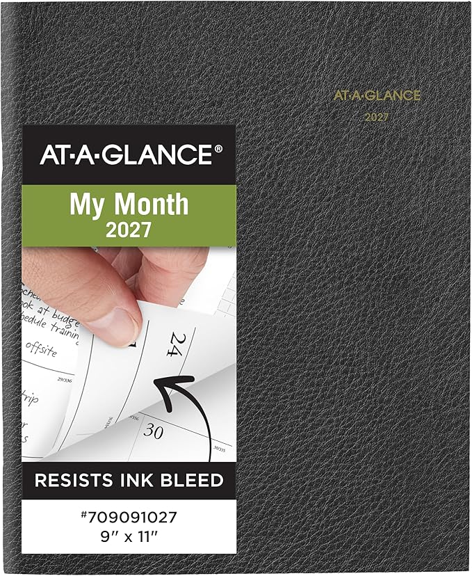 AT-A-GLANCE 2027 Monthly Padfolio Refill for 7029005, 13-Month Jan-Jan, 9" x 11", Executive (709091027)