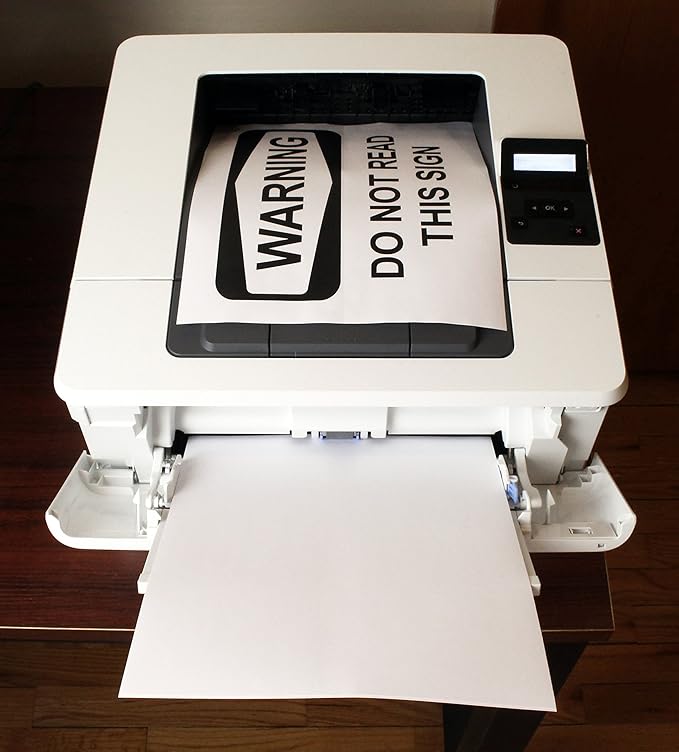 ChromaLabel 8.50 x 11 Inch Full Sheet Printable Labels for Laser and Inkjet Printers, 50 Sheets