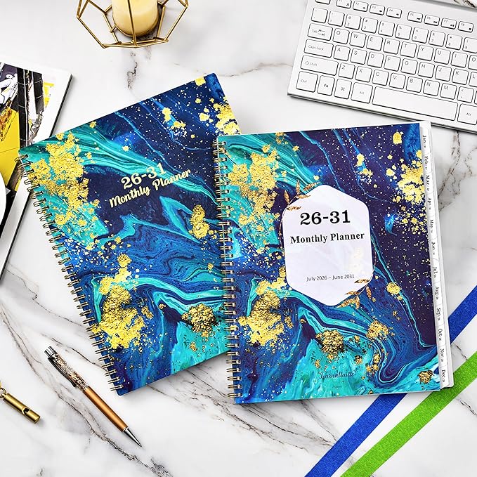 Monthly Planner/Calendar 2026-2031 - 5 Year Monthly Planner 2026-2031 from July 2026 - June 2031, 9" x 11", 2026-2031 Calendar Planner with Tabs